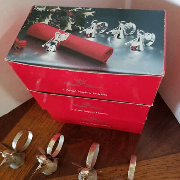 Twelve Regal silver plated style 8516.1 angel napkin holders - Picture 2 of 16
